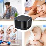 Soothing Sounds Memory Function 32 Levels of Volume Powered by AC or USB and Sleep Sound Timer Therapy for Baby Kids Adults Black