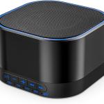 Soothing Sounds Memory Function 32 Levels of Volume Powered by AC or USB and Sleep Sound Timer Therapy for Baby Kids Adults Black