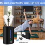 6L Humidifiers for Bedroom Large Room Home,Cool and Warm Humidifier for Baby and Plants Hot Mist Top Fill Desk